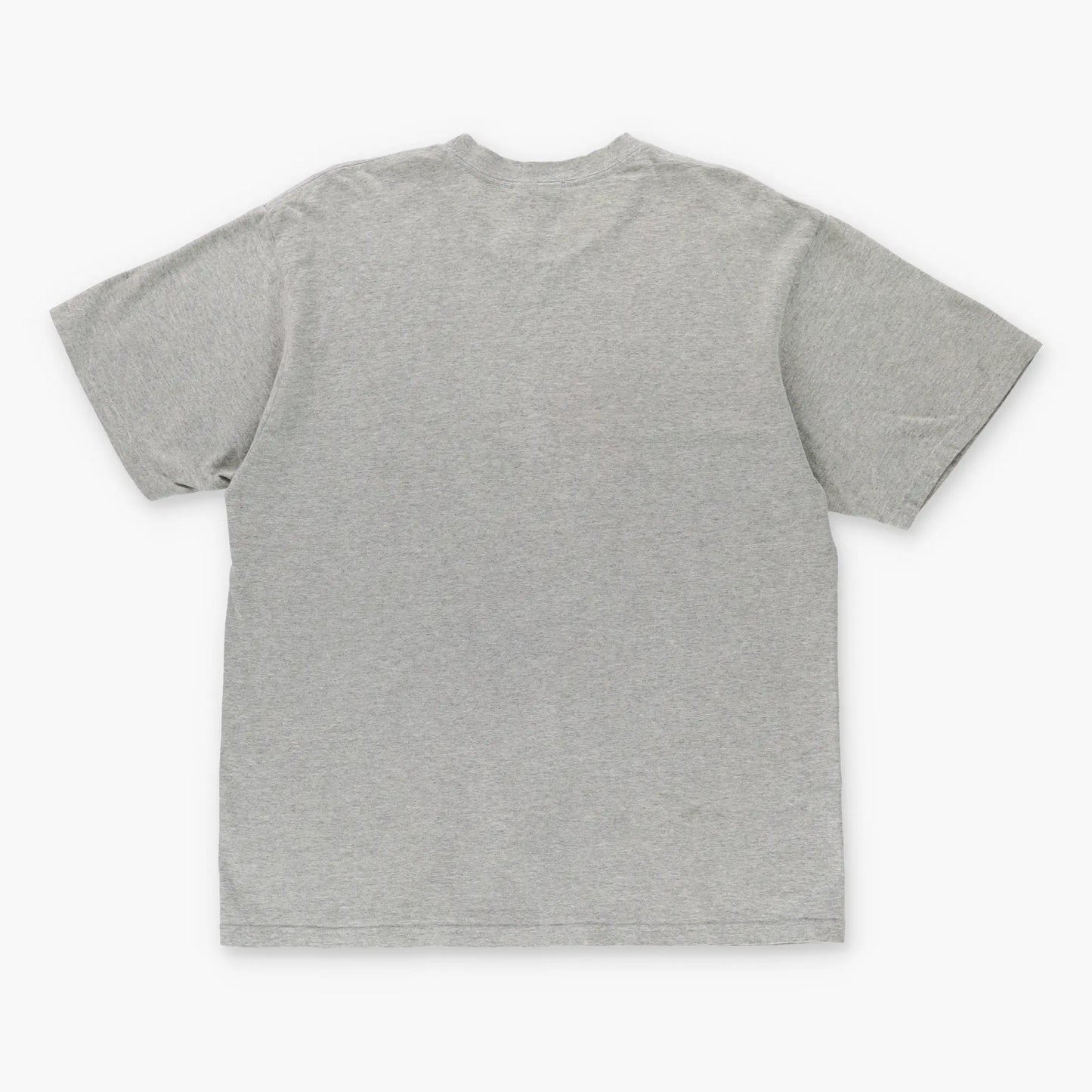 NIKE Classic Swoosh Logo Grey & Navy Tee (M-L) Vintage Sole Melbourne