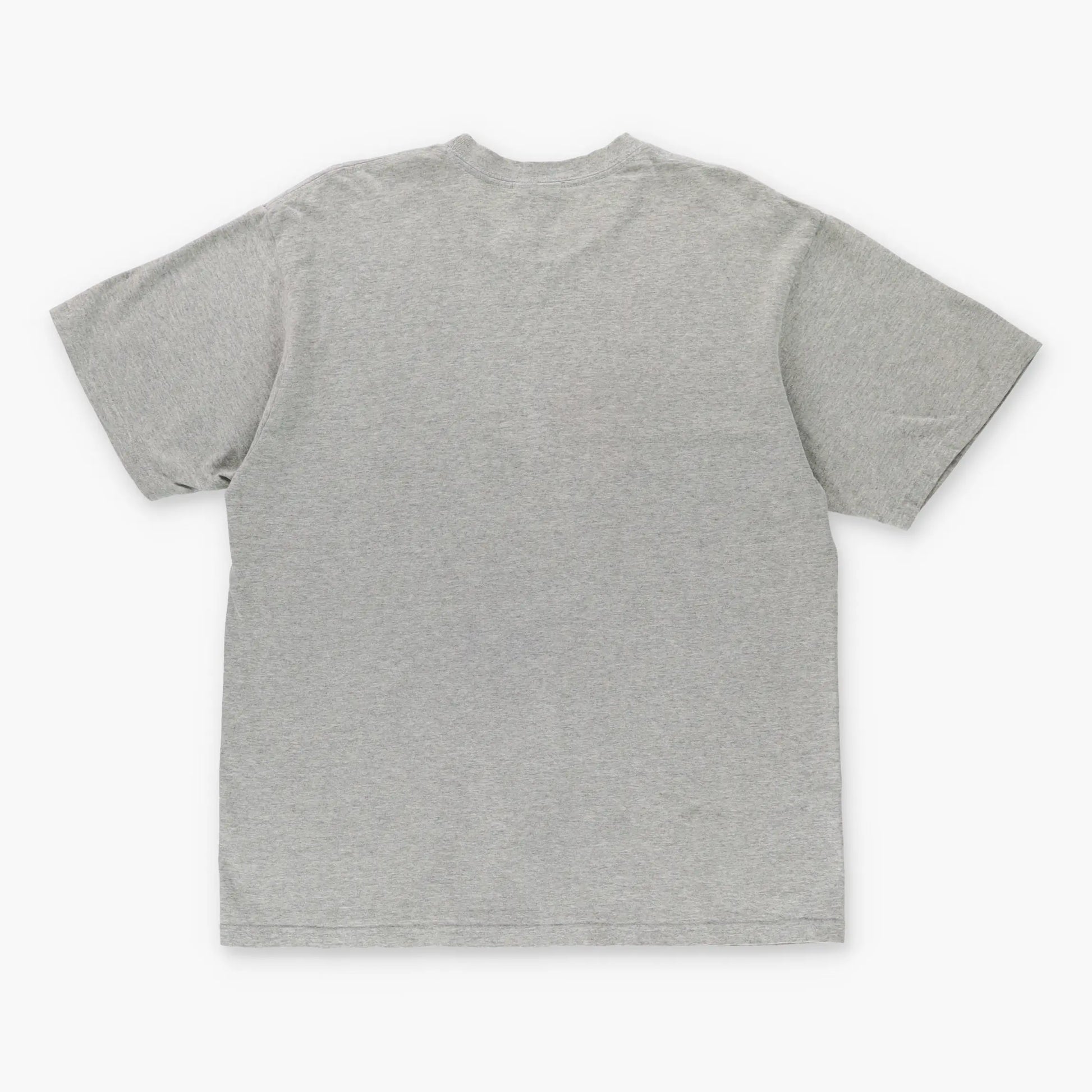 NIKE Classic Swoosh Logo Grey & Navy Tee (M-L) Vintage Sole Melbourne