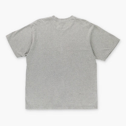 NIKE Classic Swoosh Logo Grey & Navy Tee (M-L) Vintage Sole Melbourne