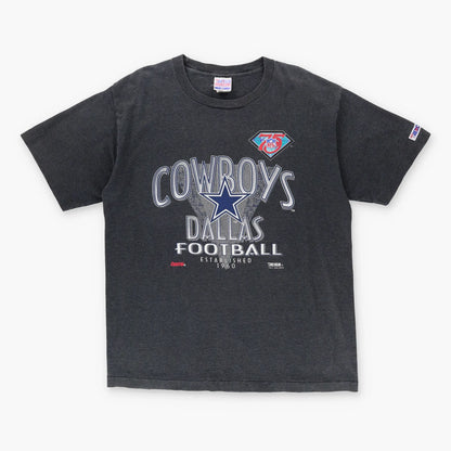 1994 DALLAS COWBOYS USA Made NFL Striped USA Made Tee (XL) Vintage Sole Melbourne