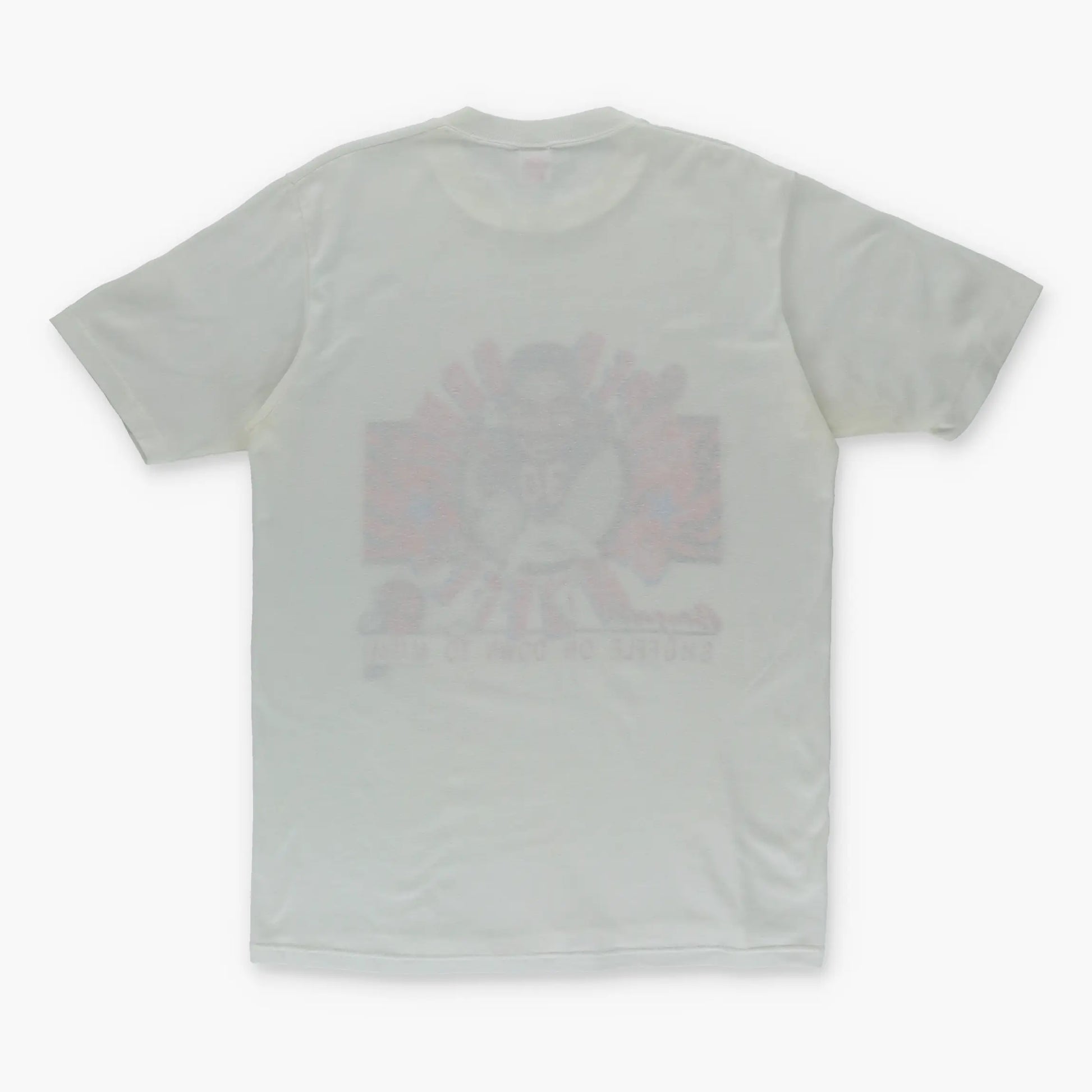 Vintage 1988 SUPER BOWL Bengals Shuffle White 50/50 T-Shirt (M) Vintage Sole Melbourne