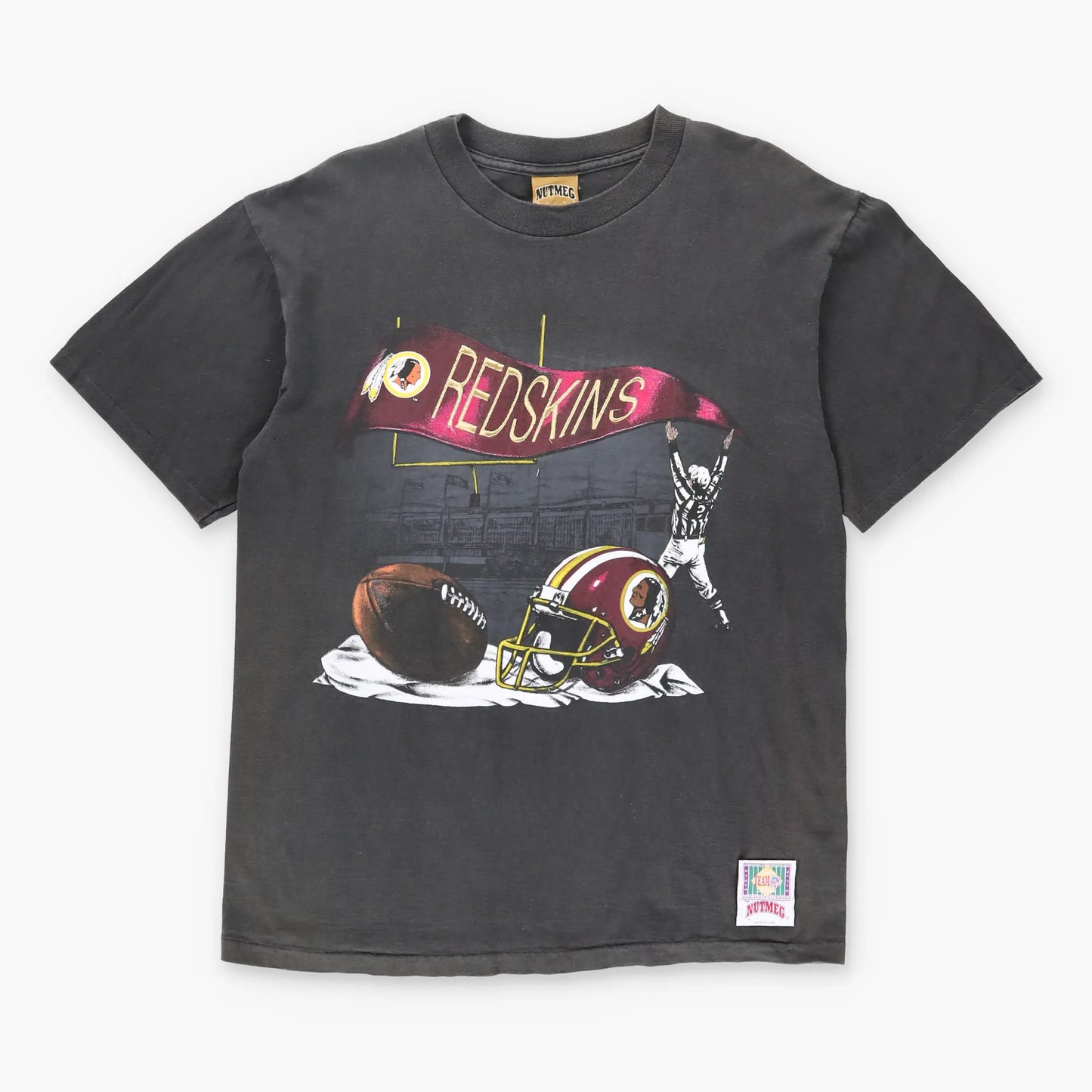 Vintage REDSKINS Gold Embroidered NFL USA Made T-Shirt (M) Vintage Sole Melbourne