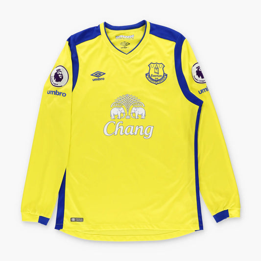Everton 2016/17 UMBRO Long Sleeve Soccer Jersey (M) Vintage Sole Melbourne
