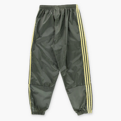 ADIDAS Khaki & Light Yellow Embroidered Logo Zip Cuff Track Pants (M-L) Vintage Sole Melbourne