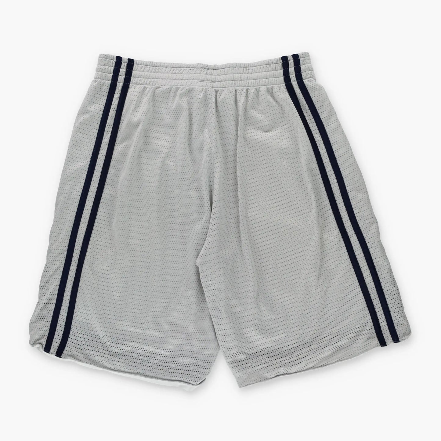 NIKE Reversible White & Navy Embroidered Swoosh Logo Basketball Shorts (L) Vintage Sole Melbourne