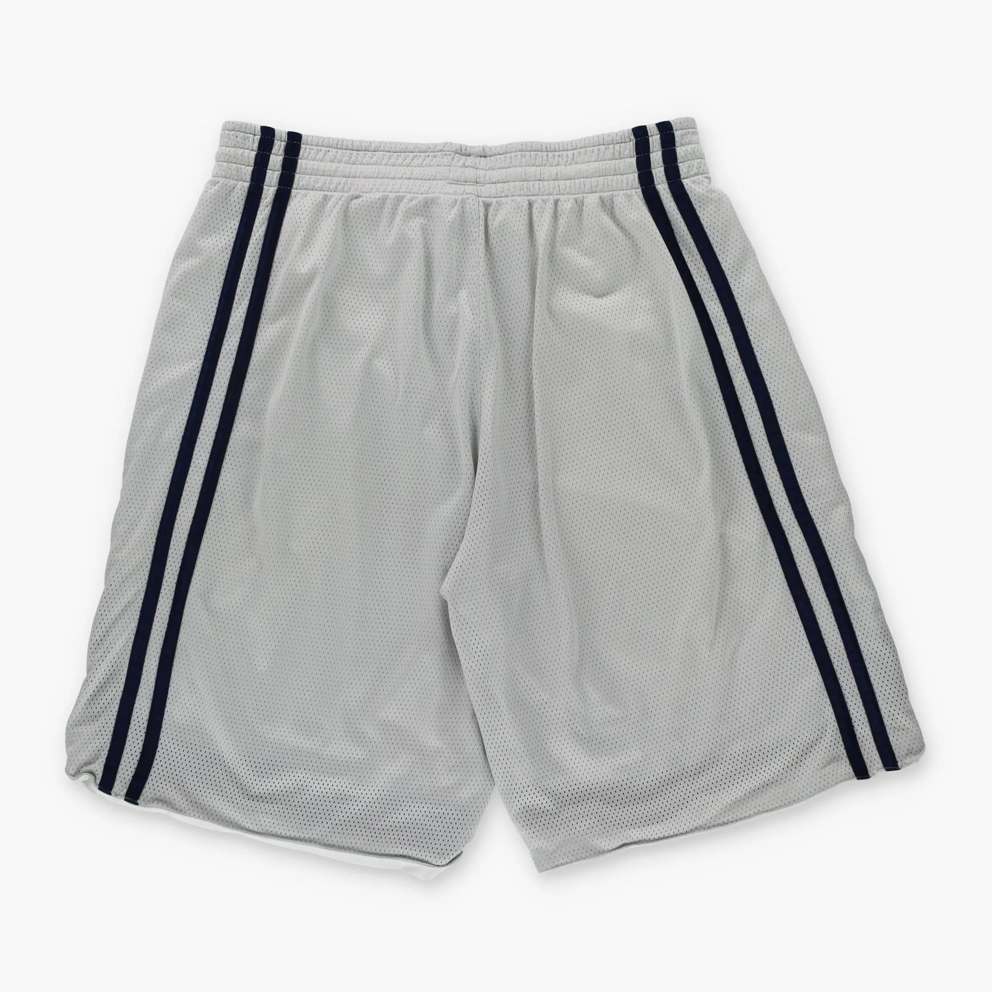 NIKE Reversible White & Navy Embroidered Swoosh Logo Basketball Shorts (L) Vintage Sole Melbourne