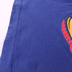 DISNEY MICKEY & CO Blue Single Stitch Scribble Tee USA Made (XXL)