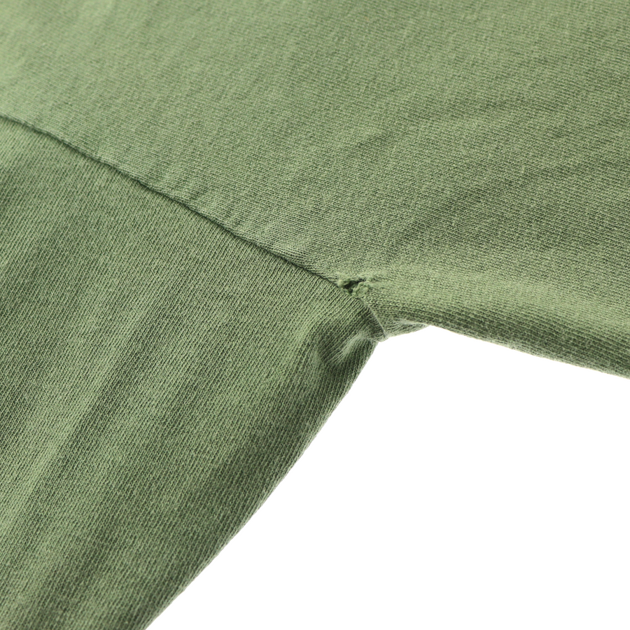 NIKE Sage Green & Black Embroidered Swoosh Logo Tee (M)