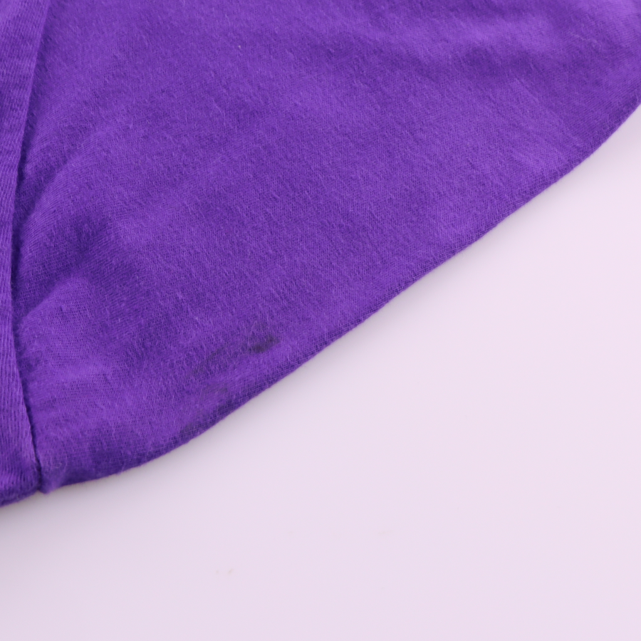 NIKE Purple & Yellow Regular Fit Embroidered Swoosh Logo Tee (XL-XXL)