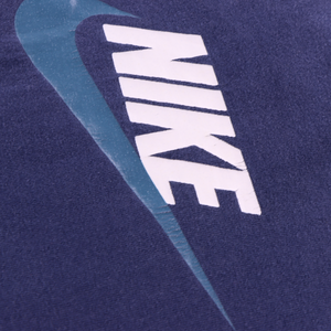 NIKE Classic Navy & Teal Swoosh Logo Graphic Tee (L)