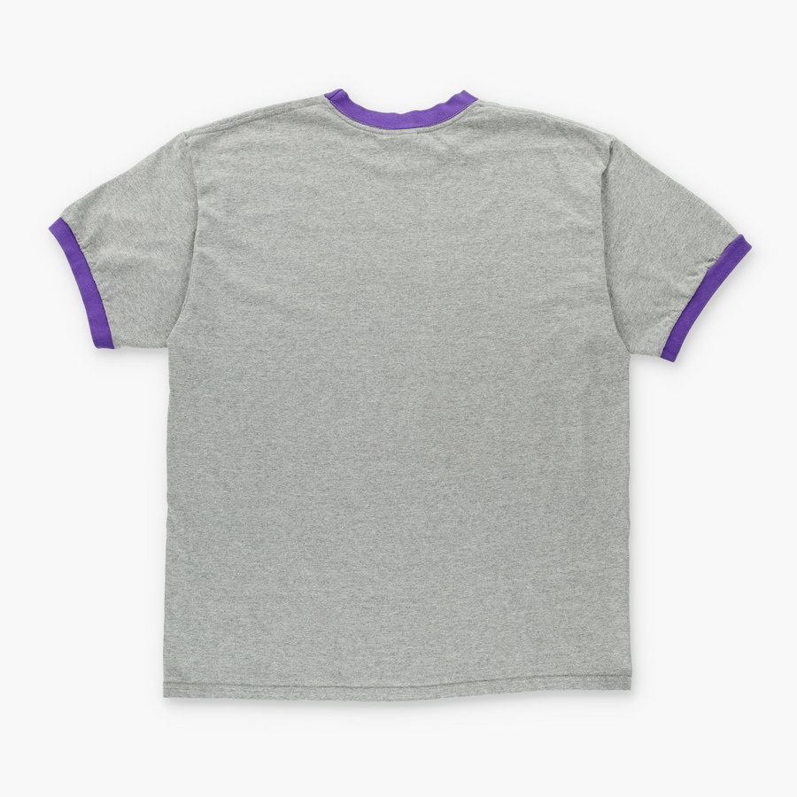 NIKE Purple & Grey Los Angeles Lakers NBA Ringer Tee (L)