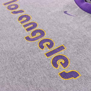 NIKE Purple & Grey Los Angeles Lakers NBA Ringer Tee (L)