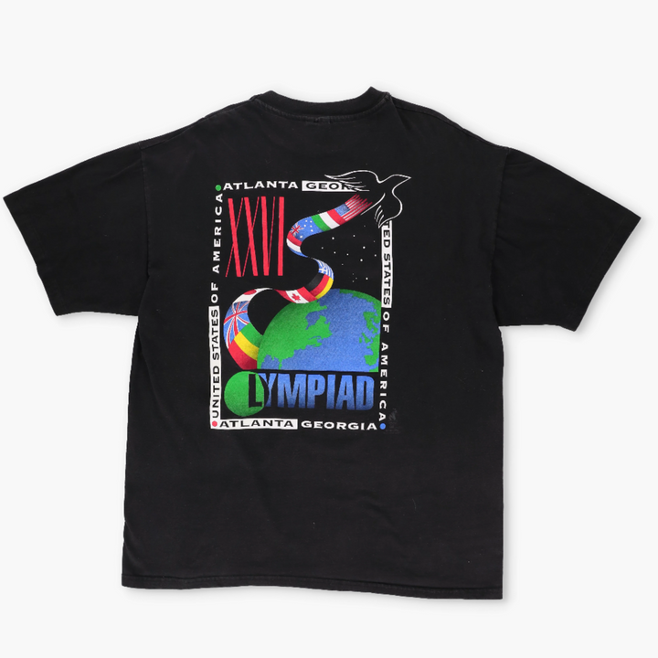 1996 Summer Olympics Atlanta 'Olympiad' Graphic T-Shirt (XL)