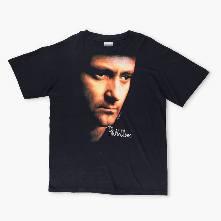 Phil Collins 1990 'But Seriously' World Tour Single Stitch T-Shirt (L)