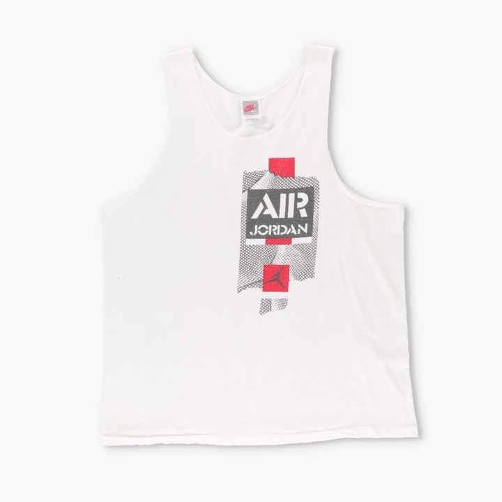NIKE AIR Jordan 90s Spell Out Logo Singlet Tank Top (L)