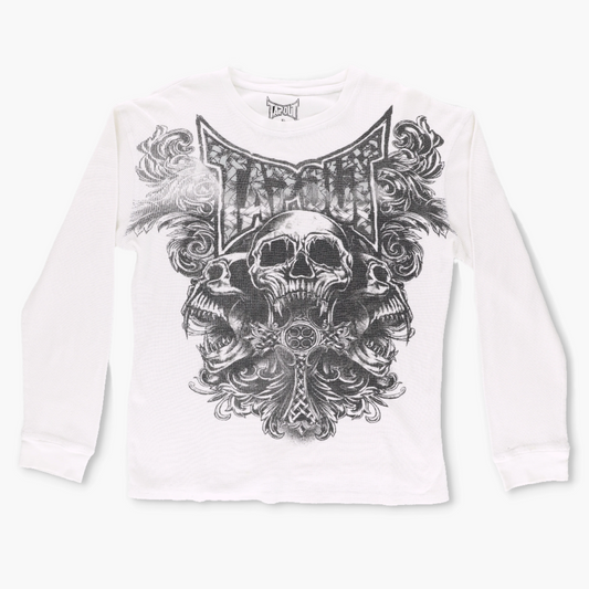 TAPOUT Skull Cross Graphic Thermal Long Sleeve (M-L)