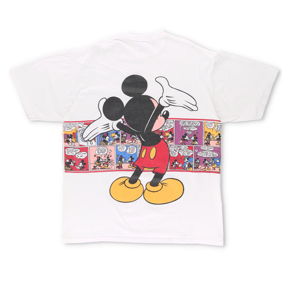 DISNEY Mickey Mouse Comic Strip Graphic T-Shirt (XL)