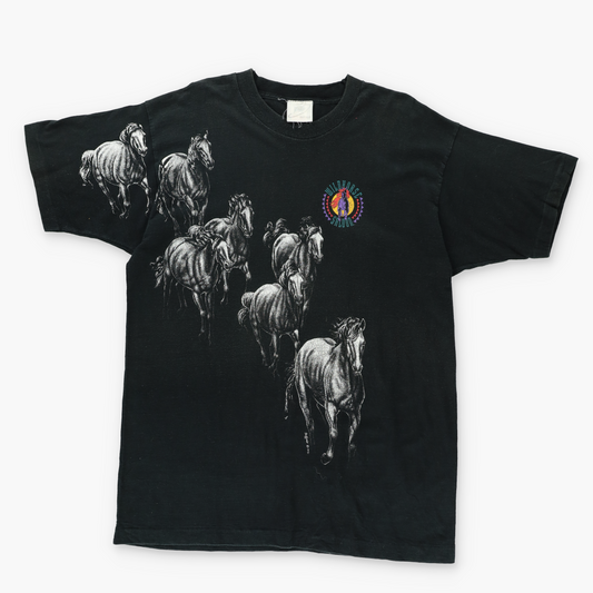 90s Wildhorse Saloon Nashville Large Horse Print T-Shirt USA Made (XL-XXL)