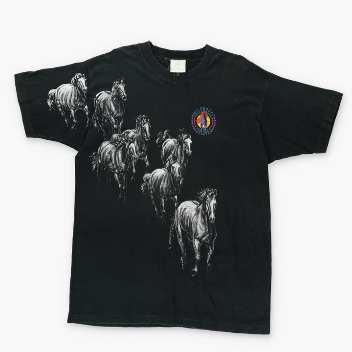 90s Wildhorse Saloon Nashville Large Horse Print T-Shirt USA Made (XL-XXL)