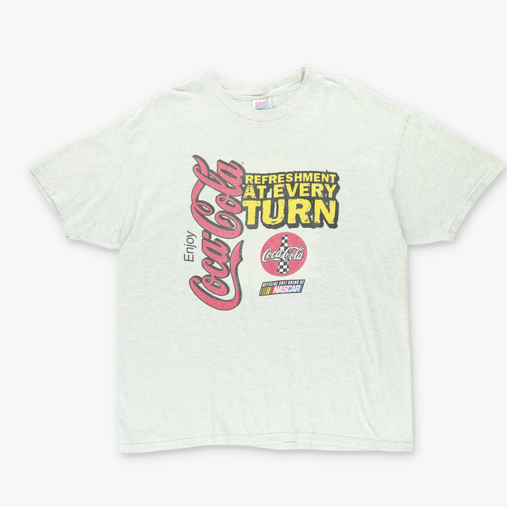 NASCAR Coca Cola 'Refreshment at every Turn' Grey T-Shirt (XL)