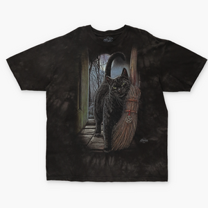 THE MOUNTAIN 'Lisa Parker' Spooky Cat Graphic T-Shirt (XL-XXL)