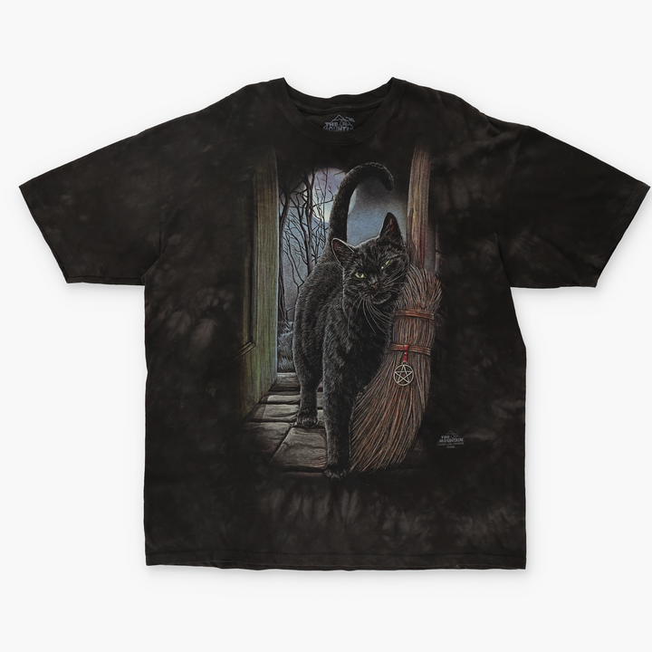 THE MOUNTAIN 'Lisa Parker' Spooky Cat Graphic T-Shirt (XL-XXL)