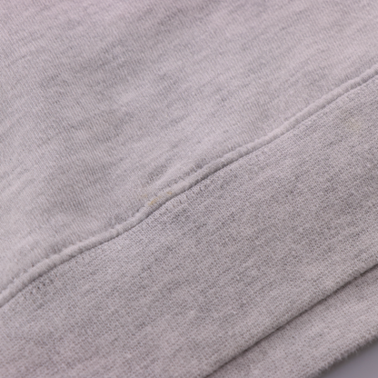 STUSSY Light Heather Grey & Blue Embroidered Logo Sweatshirt (L)