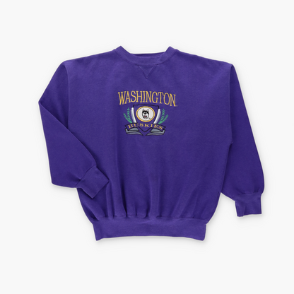 Washington Huskies MIDWEST EMBROIDERY Purple NCAA Sweatshirt (L-XL)