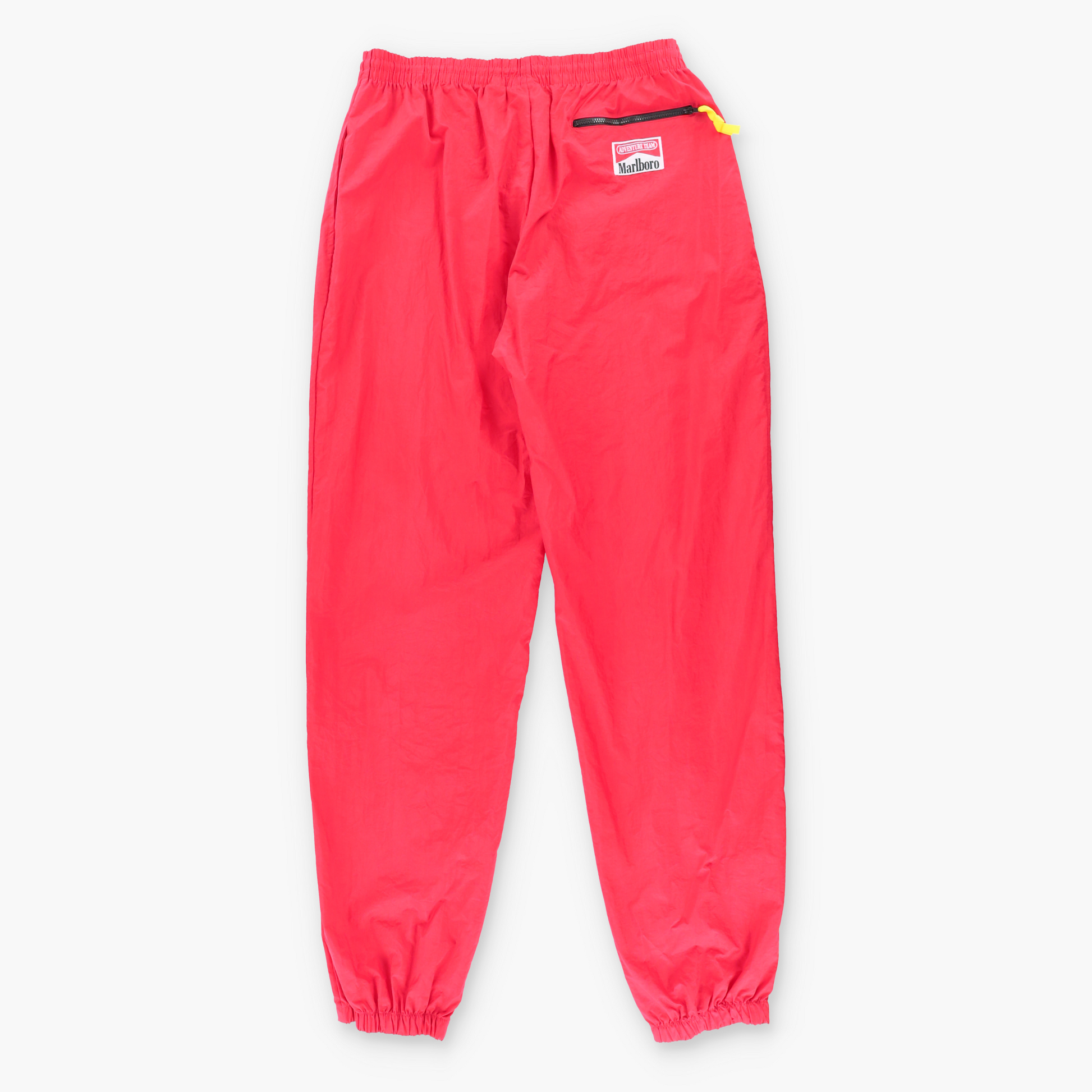 MARLBORO Adventure Team Vibrant Red Nylon Windbreaker Pants (M-L) *AUBS Vintage Sole Melbourne