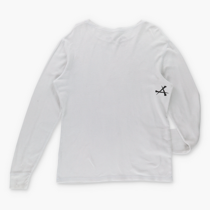 Vintage AFFLICTION Y2K Sword Thermal Long Sleeve T-Shirt (L-XL) *Aubs Vintage Sole Melbourne