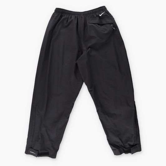 NIKE Storm-Fit All Conditions Gear Embroidered Logo Black Track Pants (L)