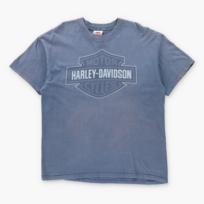HARLEY DAVIDSON Eagle & Flames Denver Colorado Vintage USA Made T-Shirt (L)