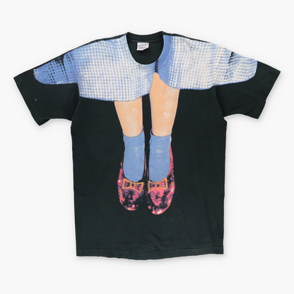 1990 WIZARD OF OZ 'No Place Like Home' Red Shoes Single Stitch Tee (XL Tall)