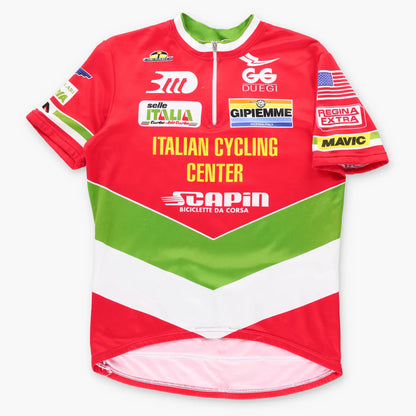 Vintage 80s/90s Italian Cycling Center Italian Made Cycling Jersey (L)