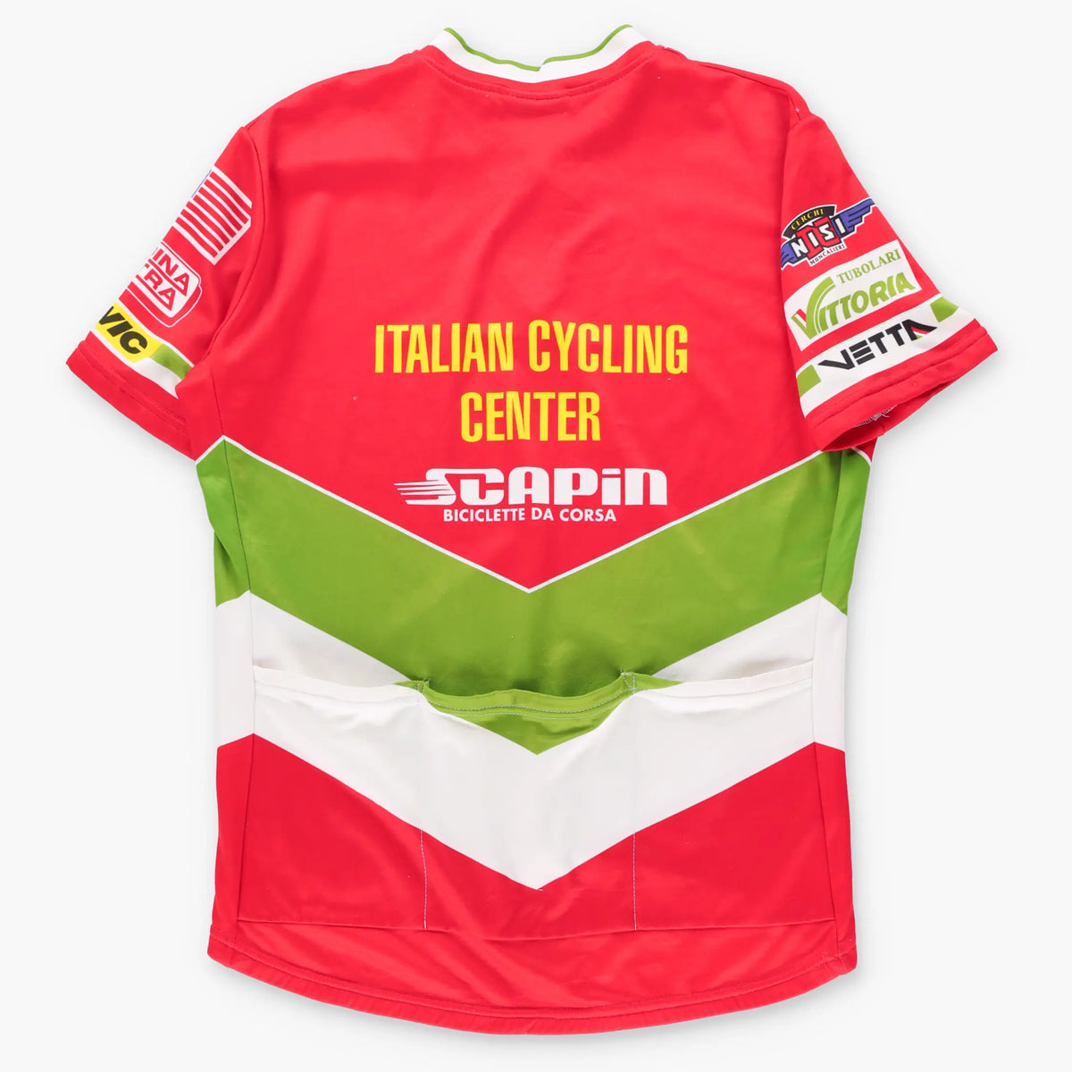 Vintage 80s/90s Italian Cycling Center Italian Made Cycling Jersey (L)