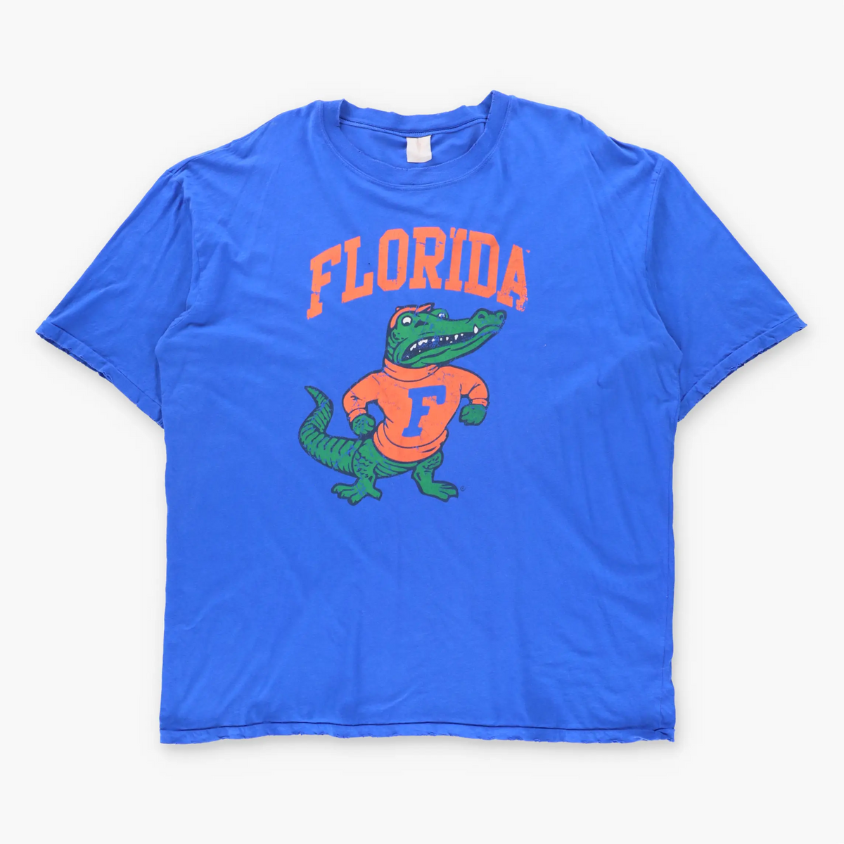 Vintage FLORIDA GATORS Distressed American College Football Team Tee (XL)