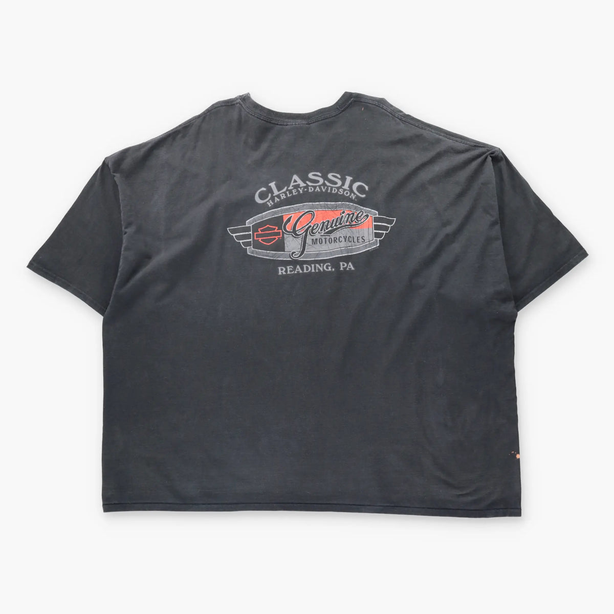 Vintage HARLEY DAVIDSON "Bad Dog" Pennsylvania Biker Dog Black T-Shirt (5XL)