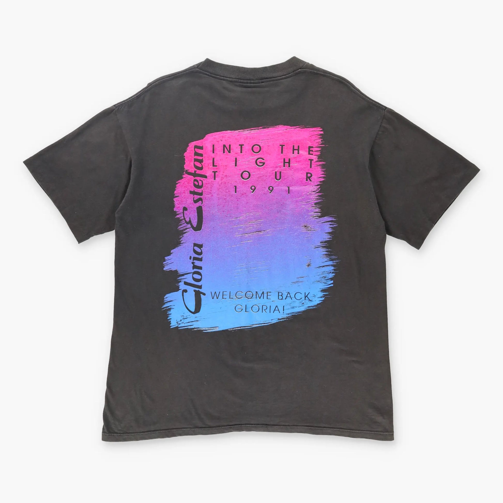 1991 Gloria Estefan 'Into The Light' Tour Single Stitch Music Tee (M-L) Vintage Sole Melbourne