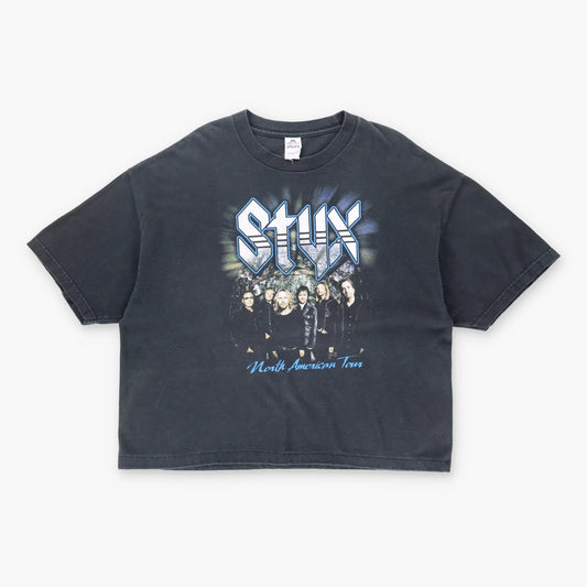 STYX North American Tour Front Back Oversized Boxy T-Shirt (L-XL) Vintage Sole Melbourne