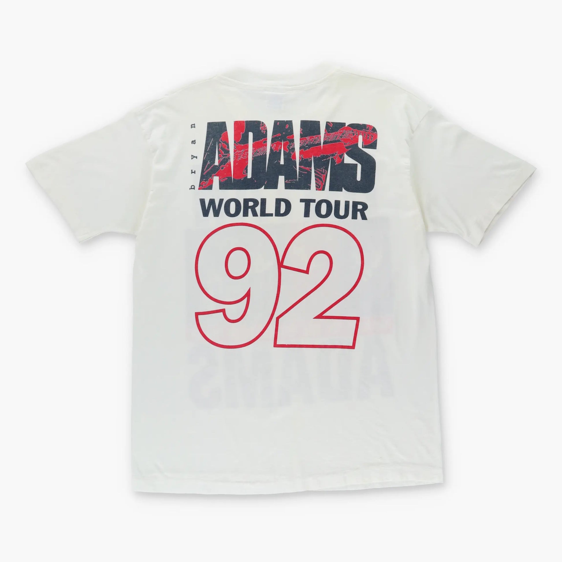 1992 Bryan Adams 'Waking Up The World' Tour Single Stitch T-Shirt (L) Vintage Sole Melbourne