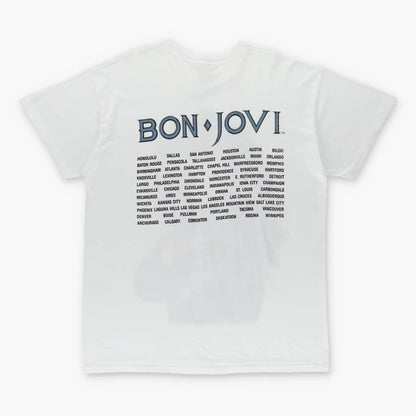 1988 BON JOVI  Syndicate Tour USA Made Band Merch T Shirt (XL) Vintage Sole Melbourne