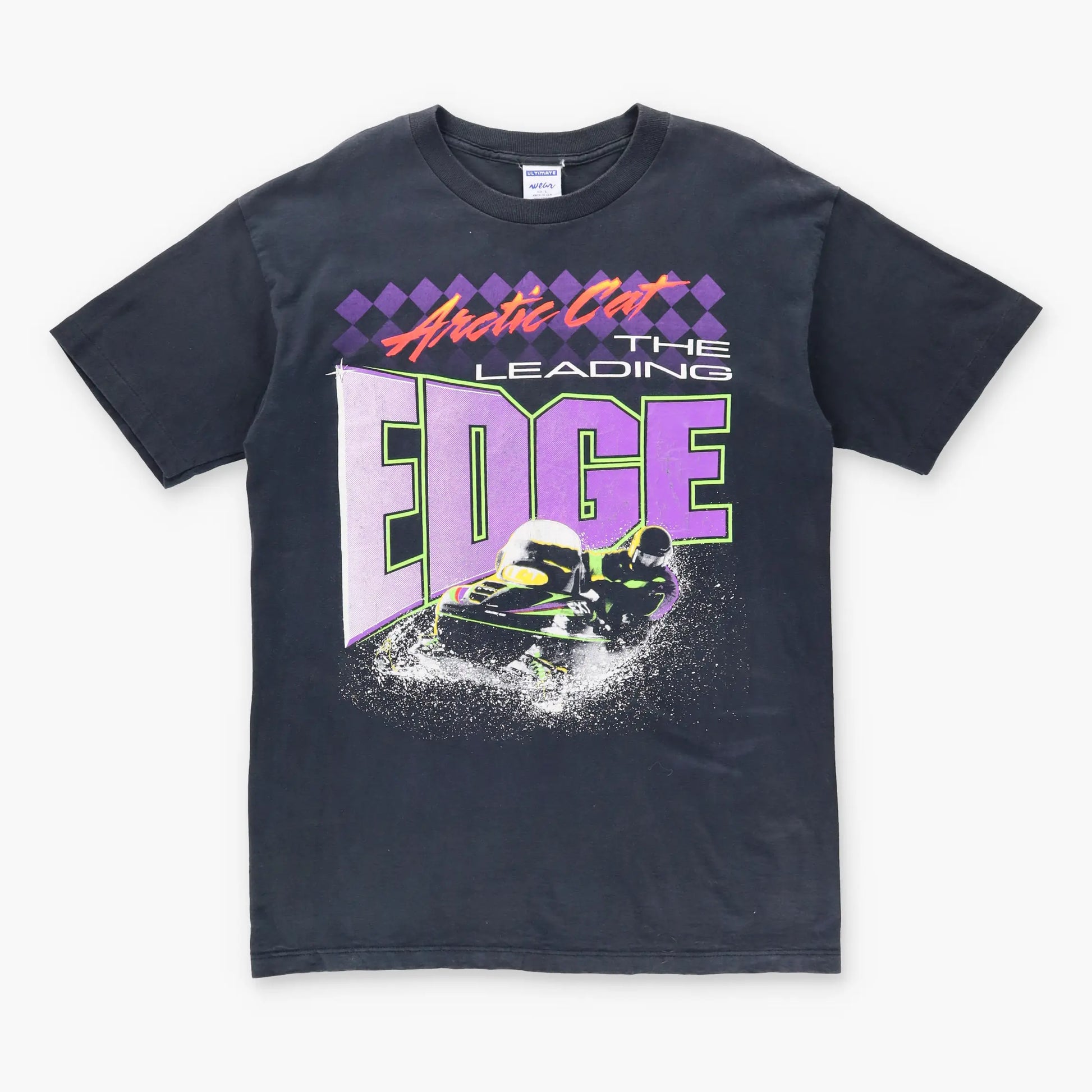 Vintage Artic Cat "The Leading Edge" Snowmobile USA Made Tee (L) Vintage Sole Melbourne