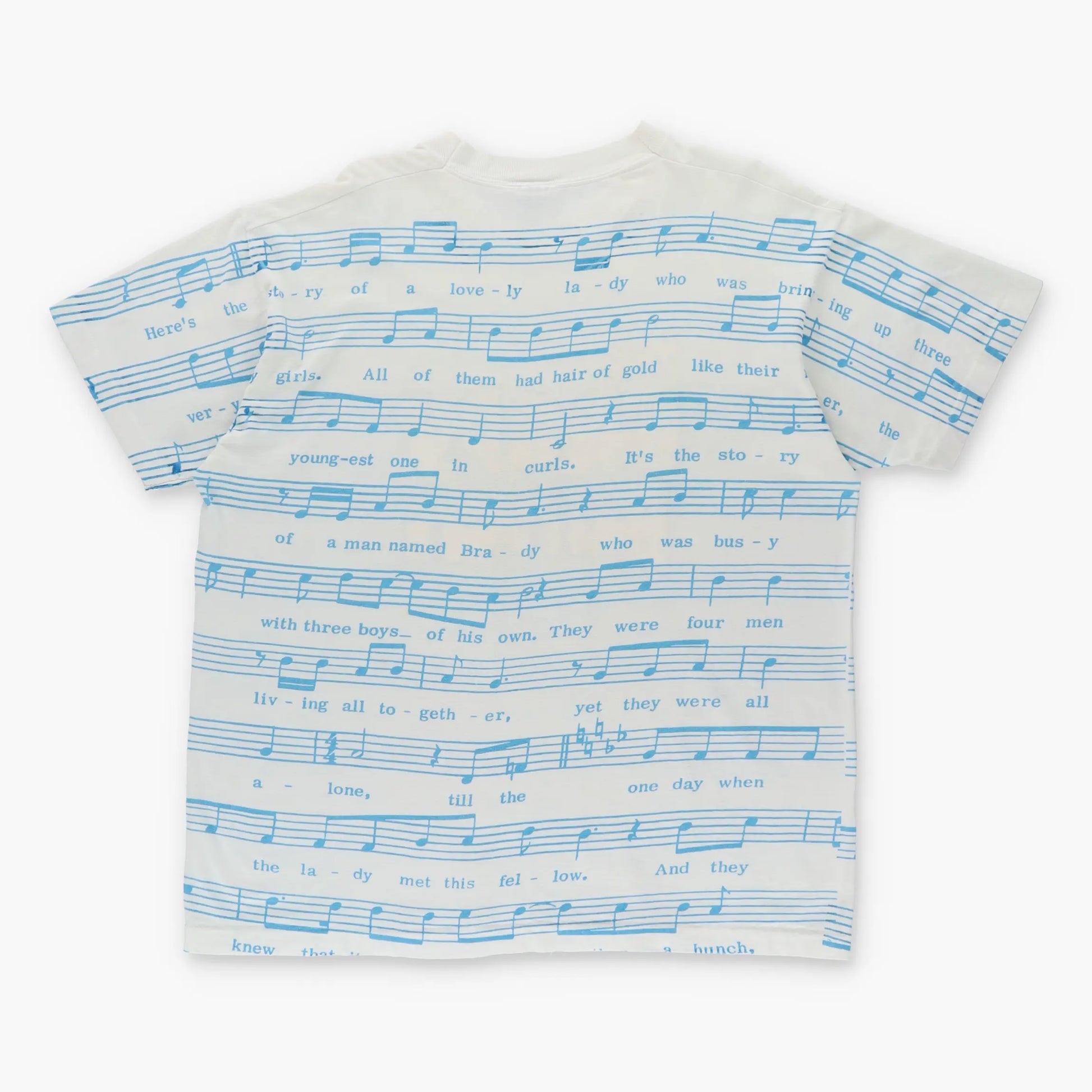 The Brady Bunch STANLEY DESANTIS All Over Boxy USA Made T-Shirt  (L) Vintage Sole Melbourne