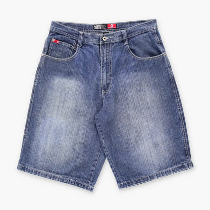 SOUTHPOLE Faded Blue Y2K Jorts Denim Shorts (34) Vintage Sole Melbourne
