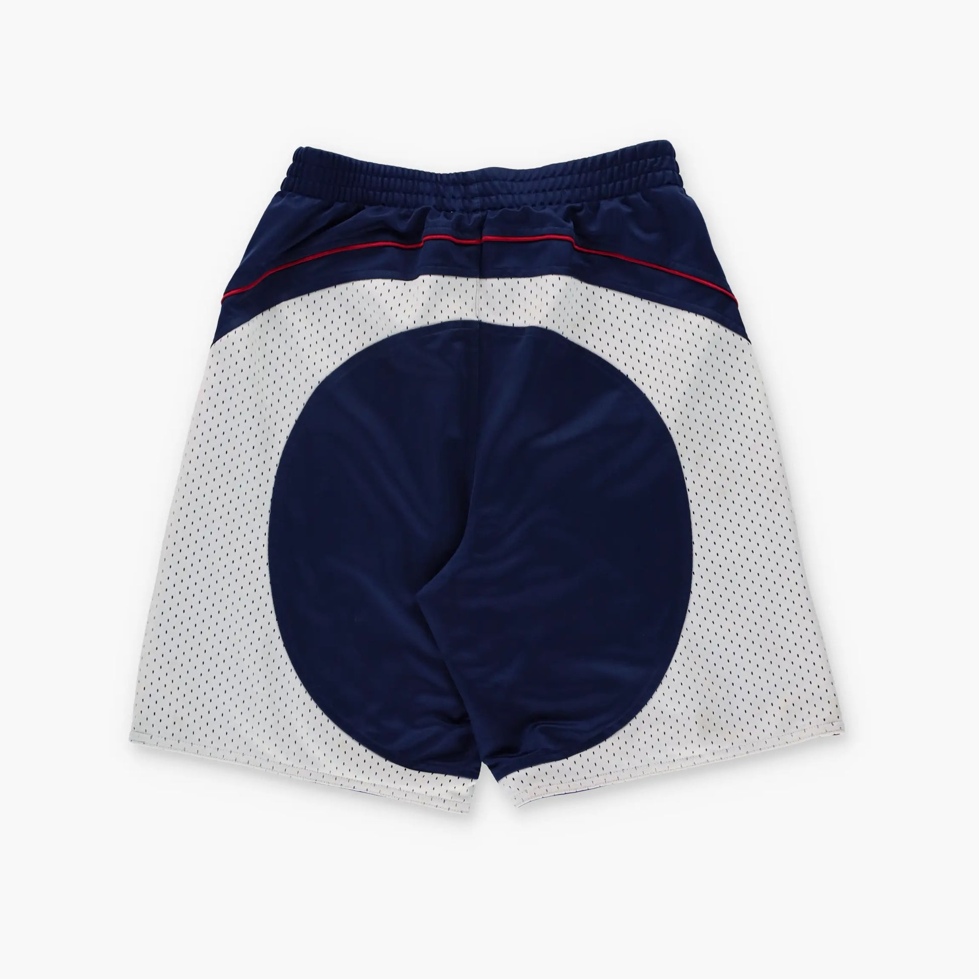 ADIDAS Reversible Blue & White Mesh Embroidered Logo Retro Basketball Shorts (S) ***COCO Vintage Sole Melbourne