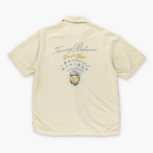 Vintage TOMMY BAHAMA MLB Grapefruit League Embroidered Baseball Shirt (M)
