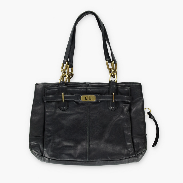 COACH 'Chelsea Jayden' 17811M Black Leather Shoulder Bag