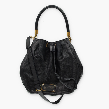 MARC JACOBS 'Too Hot To Handle' Black Leather Bucket Bag