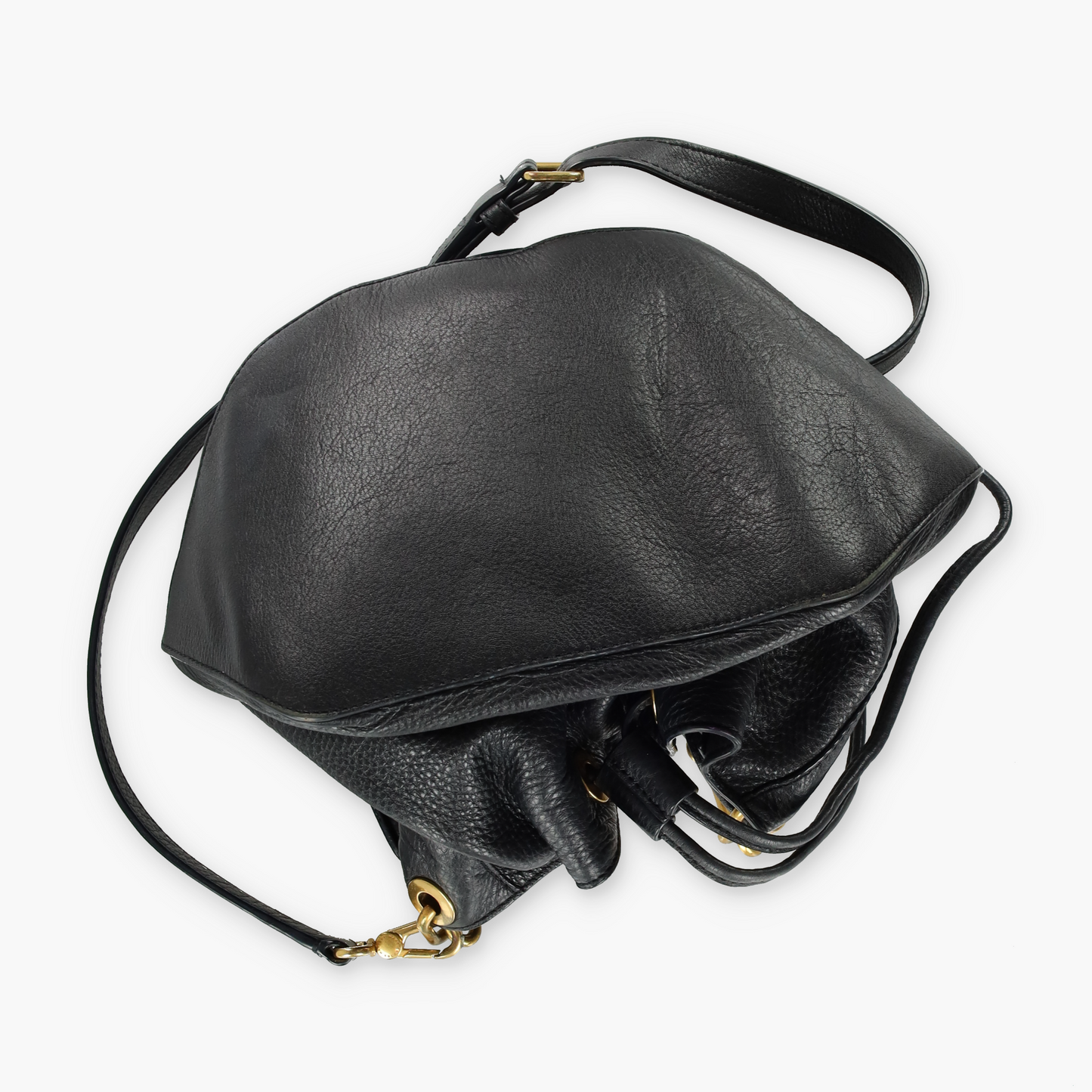 MARC JACOBS 'Too Hot To Handle' Black Leather Bucket Bag