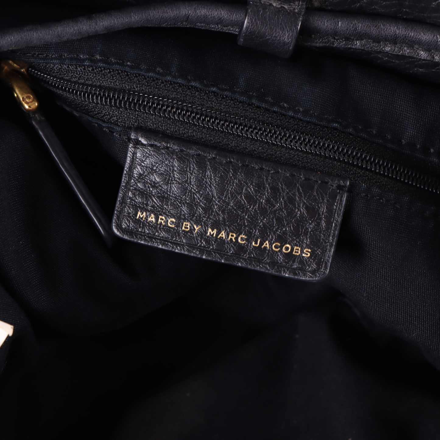 MARC JACOBS 'Too Hot To Handle' Black Leather Bucket Bag